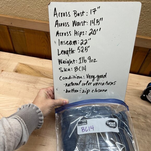 J.Crew Point Sur Patch-Pocket Utility Blue Denim Short Sleeve Romper Size 4 - Picture 13 of 14